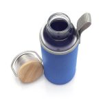 FLOHA - Hans Larsen Borosilicate Glass Bottle with Neo Sleeve - Royal Blue - Image 2