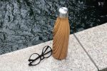 GEYER - Hans Larsen Stainless Steel Water Bottle with Wood Print - Brown - Image 2