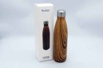 GEYER - Hans Larsen Stainless Steel Water Bottle with Wood Print - Brown - Image 3