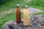 GEYER - Hans Larsen Stainless Steel Water Bottle with Wood Print - Brown - Image 4
