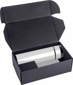 SARGAN - Vacuum Flask with Temperature Lid and Notebook Gift Set - White - Image 4