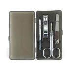 GLINA - Premium Grooming / Manicure Set - Silver - Image 2