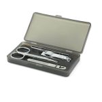 GLINA - Premium Grooming / Manicure Set - Silver - Image 3