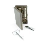 GLINA - Premium Grooming / Manicure Set - Silver - Image 5