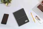 AIGIO - Giftology A5 Notebook Organiser With 10000mAh Powerbank - Black - Image 2