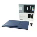 DOBERAN - @memorii 10W Wireless Charger PU Mouse Pad - Navy Blue - Image 3