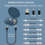 TAVIRA - @memorii Recycled Multi-Cable Set - Blue - Image 7