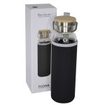 FLOHA - Hans Larsen Borosilicate Glass Bottle with Neo Sleeve - Black - Image 4