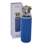 FLOHA - Hans Larsen Borosilicate Glass Bottle with Neo Sleeve - Royal Blue - Image 4
