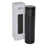 KOVEL - Giftology Double Walled Insulated Flask with Temperature Lid - Black - Image 2