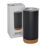 RASTATT - Giftology Insulated Mug / Tumbler with Cork Base - Black - Image 3