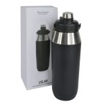 USLAR - Hans Larsen Vacuum Bottle with Solid Handle and Dual Lid - 1L - Black - Image 7