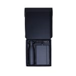 LAUTA - Giftology Set of Stainless Bottle, Notebook and Pen - Black - Image 6