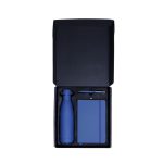 LAUTA - Giftology Set of Stainless Bottle, Notebook and Pen - Blue - Image 5
