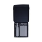 LAUTA - Giftology Set of Stainless Bottle, Notebook and Pen - Grey - Image 4