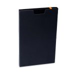 SUKH - SANTHOME A5 Hardcover Ruled Notebook Black-Orange - Image 2