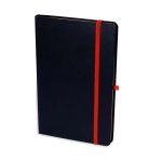SUKH - SANTHOME A5 Hardcover Ruled Notebook Black-Red - Image 3