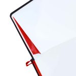 SUKH - SANTHOME A5 Hardcover Ruled Notebook Black-Red - Image 4