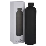 GRIGNY - Soft Touch Insulated Water Bottle - 1000ml - Black - Image 2