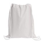 Eco-neutral Cotton Draw String Bags 240GSM -White - Image 2