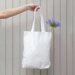 Eco Friendly Cotton Shopping Bags - White - Image 2