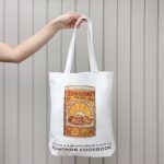 Eco Friendly Cotton Shopping Bags - White - Image 3