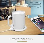 CRIVITS - Smart Mug Warmer with Wireless Charger - White - Image 5