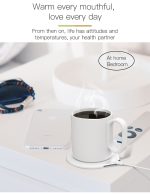 CRIVITS - Smart Mug Warmer with Wireless Charger - White - Image 6