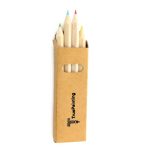 Set of 4 Wooden Pencils With Hexagonal Body - Image 2