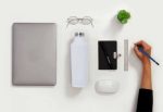 GALATI - Hans Larsen Double Wall Stainless Steel Water Bottle - White - Image 5