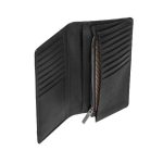 Moleskine Classic Match Leather Slimfold Wallet - Black - Image 3