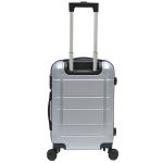 GENOVA - Classic Cabin Trolley Bag - Silver - Image 3