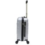GENOVA - Classic Cabin Trolley Bag - Silver - Image 4