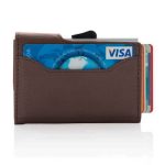 VATRA - c-secure PU RFID Card Holder & Wallet Brown - Image 3