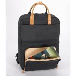 MAINZ - Santhome Metro RPET Laptop Backpack - Black - Image 6