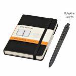 Moleskine Classic Large Notebook & Go Pen Set (Black) - Image 2