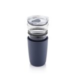 CERRA - Hans Larsen Premium Glass Tumbler with Recycled Protective Sleeve - Blue - Image 3