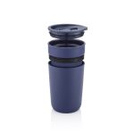 SAVONA - Hans Larsen Premium Ceramic Tumbler With Recycled Protective Sleeve - Blue - Image 2