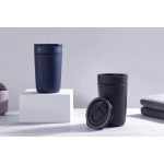 SAVONA - Hans Larsen Premium Ceramic Tumbler With Recycled Protective Sleeve - Blue - Image 5