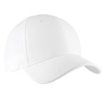 TITAN - Santhome Recycled 6 Panel Adjustable Cap - White - Image 5