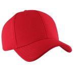 TITAN - Santhome Recycled 6 Panel Adjustable Cap - Red - Image 5