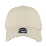 FLEX - Santhome Recycled 6 Panel Relaxed Fit Cap - Beige - Image 2
