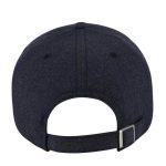FLEX - Santhome Recycled 6 Panel Relaxed Fit Cap - Navy Blue - Image 3