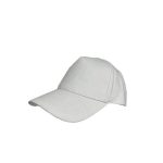 NARVA - 5 Panel Heavy Brushed Cotton Cap - White - Image 2