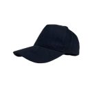 NARVA - 5 Panel Heavy Brushed Cotton Cap - Navy Blue - Image 2