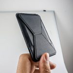 ODDA - Mag Card Holder with Phone Stand - Black - Image 3