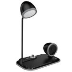 VEERE - @memorii 3 in 1 Wireless Charger Lamp with Speaker - Black - Image 2