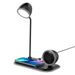 VEERE - @memorii 3 in 1 Wireless Charger Lamp with Speaker - Black - Image 3