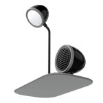 VEERE - @memorii 3 in 1 Wireless Charger Lamp with Speaker - Black - Image 7