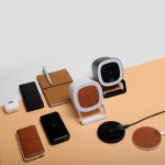 ALBECK - Recycled Leather 10000mAh PD Powerbank - White/Tan - Image 7